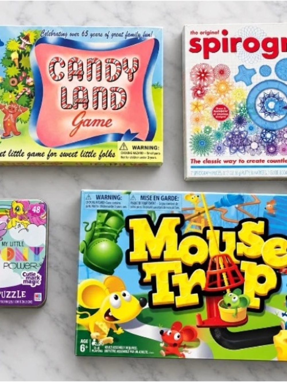 Hasbro Mouse Trap Game Box - Yellow, Green & Blue Artwork